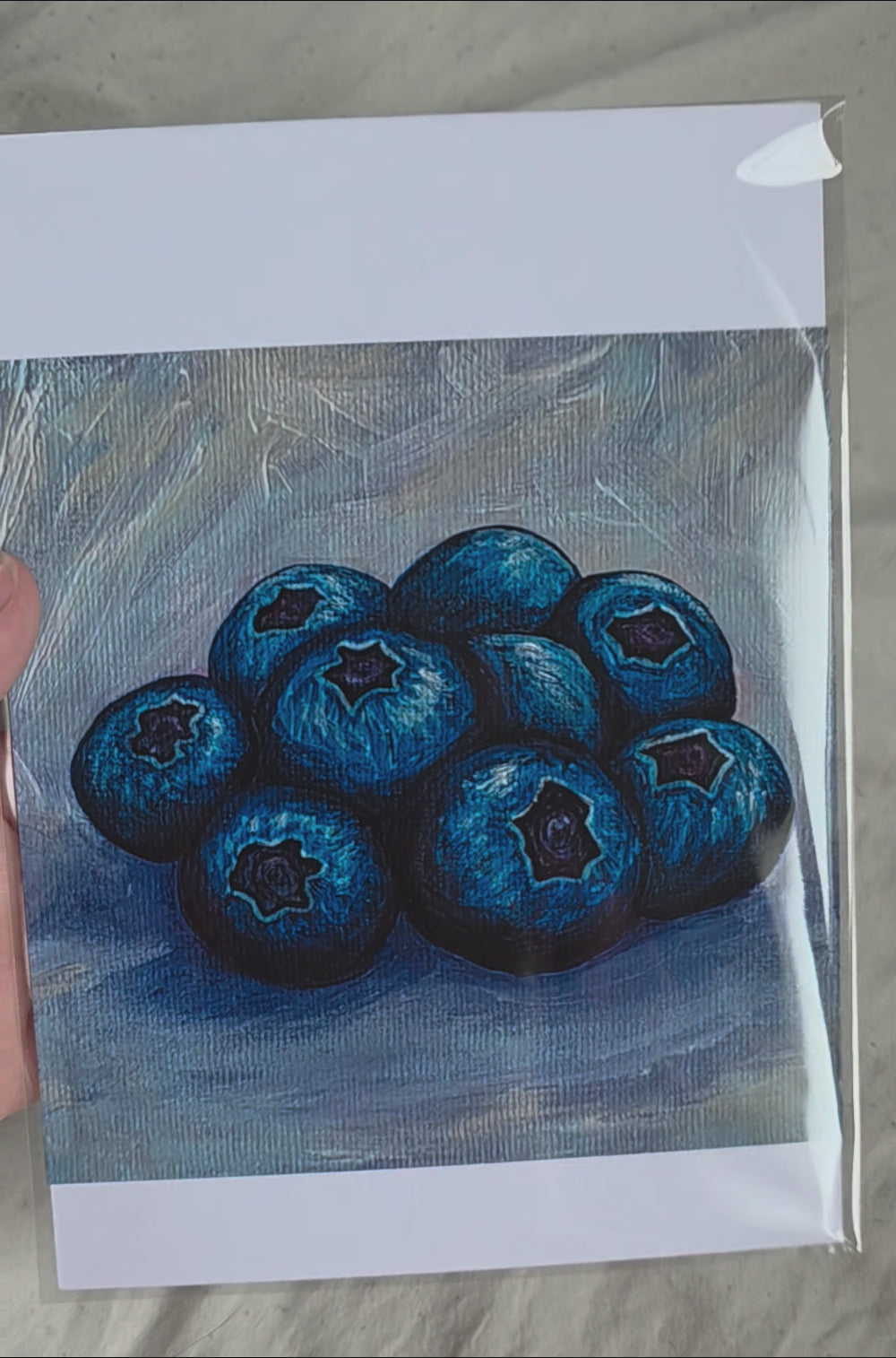 "Bunch-o-Blue" Art Print
