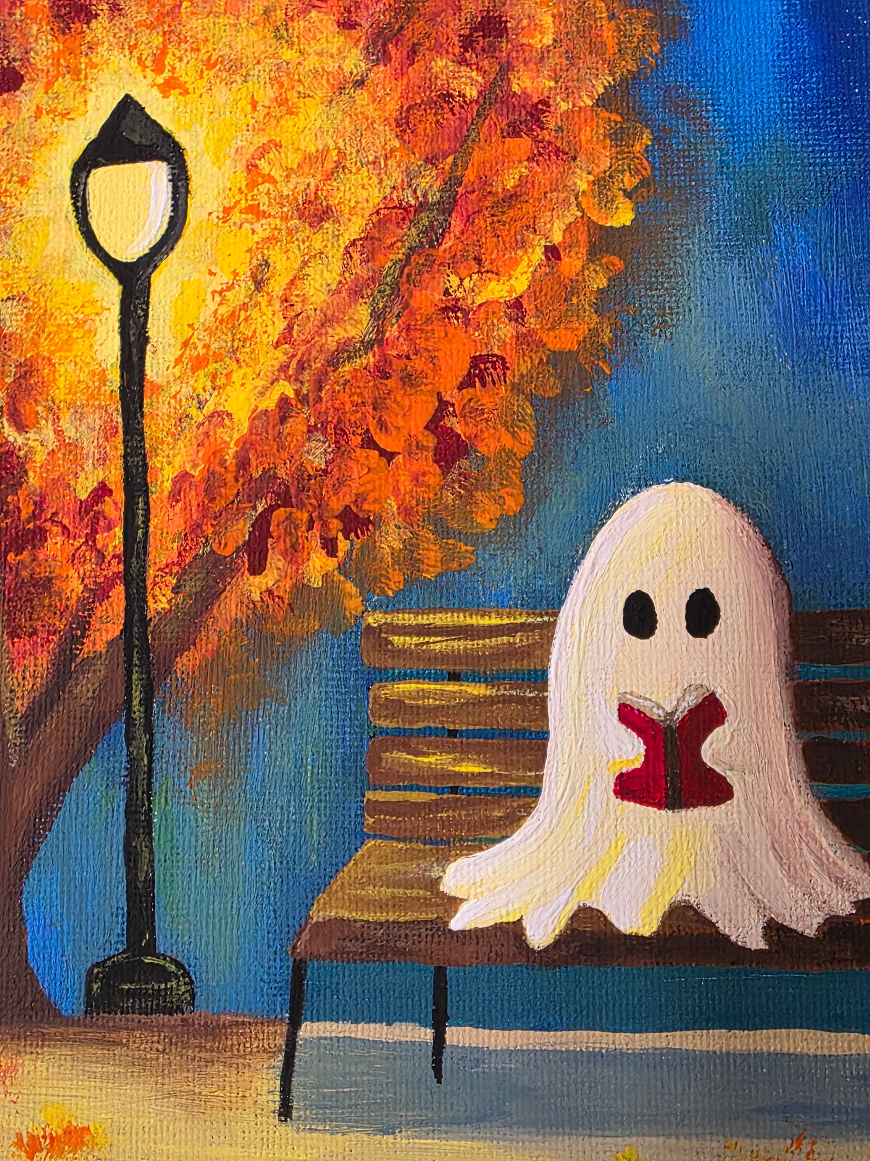 "Transcendent Reading" Original Painting