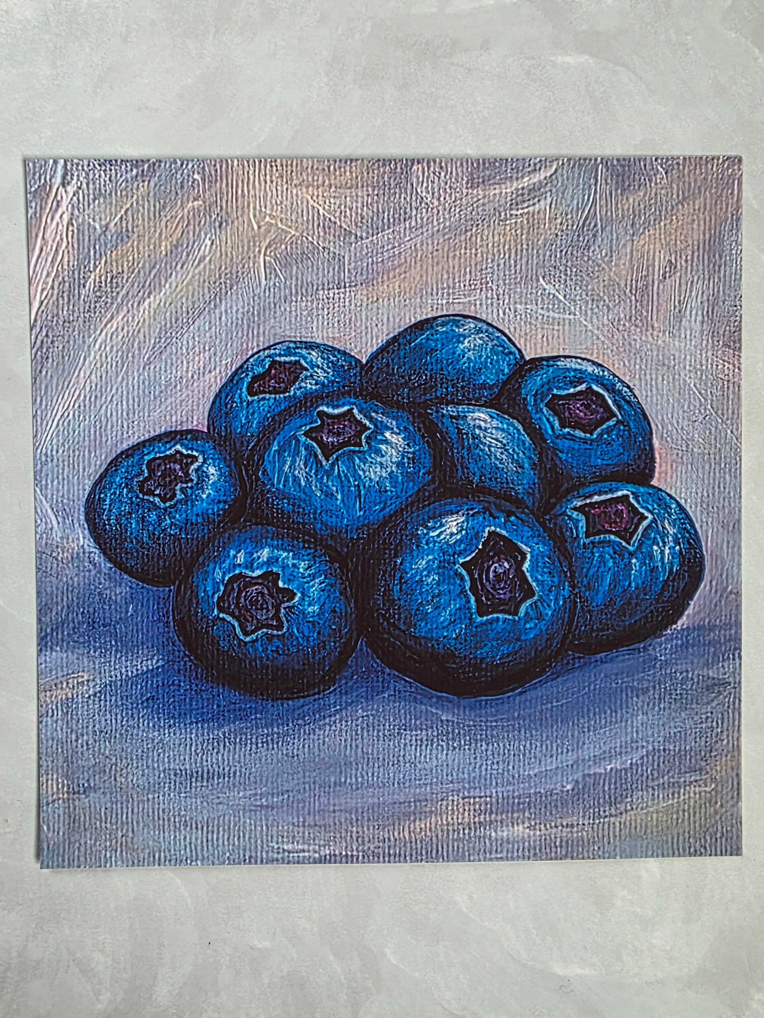 "Bunch-o-Blue" Art Print